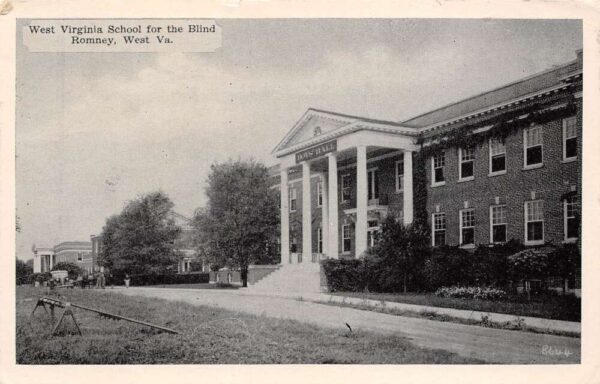 Romney West Virginia School For The Blind, White Border, Vintage Postcard U18725