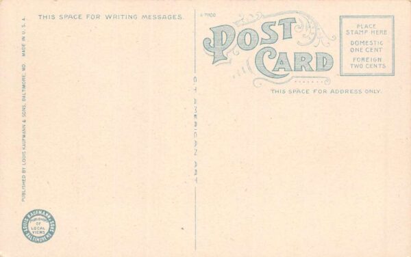 Martinsburg West Virginia Interwoven Mills, Inc., White Border, Postcard U18731 - Image 2