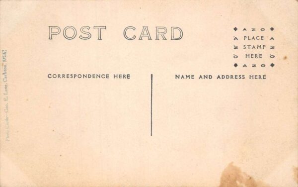 Carleton Michigan Matthews House Hotel Real Photo Vintage Postcard AA84654 - Image 2