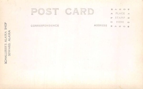 Seward Alaska SS Admiral Evans Ship Real Photo Vintage Postcard AA84671 - Image 2