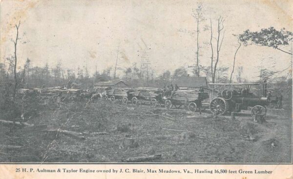 Max Meadows Virginia Aultman & Taylor Engine Hauling Lumber, PC U18889