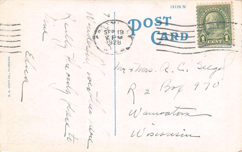 Greenville Mississippi City Hall, White Border, Vintage Postcard U18903 - Image 2