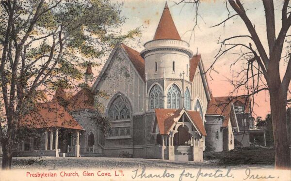Long Island New York Presbyterian Church, Glen Cove, Undivided Back, PC U19018