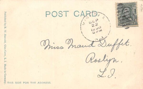 Long Island New York Presbyterian Church, Glen Cove, Undivided Back, PC U19018 - Image 2