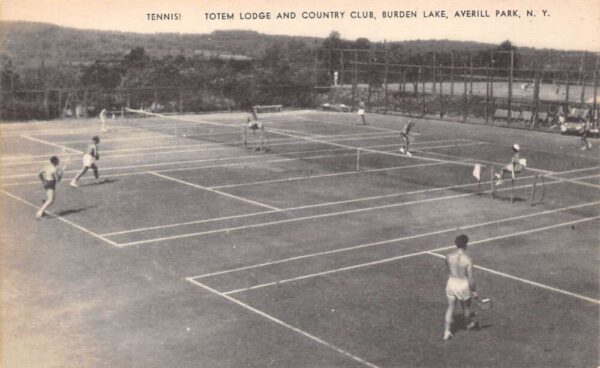 Averill Park New York Tennis, Totem Lodge & Country Club,Burden Lake, PC U19020