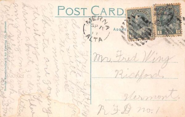 North Battleford Canada Board of Trade Building Vintage Postcard AA84834 - Image 2