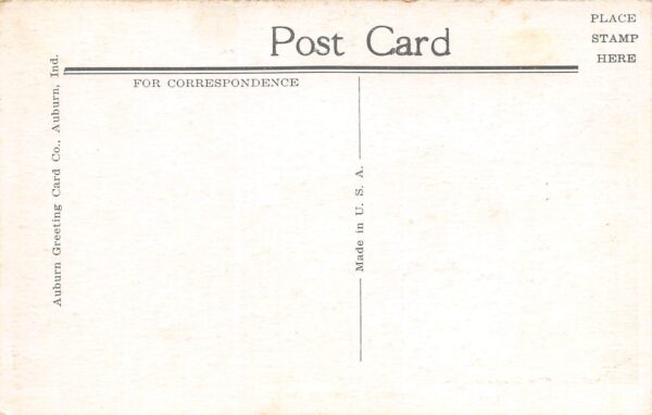 Lake Webster Indiana "Dixie", White Border, Vintage Postcard U19166 - Image 2