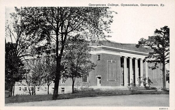 Georgetown Kentucky Gymnasium, Georgetown College Vintage Postcard U19172