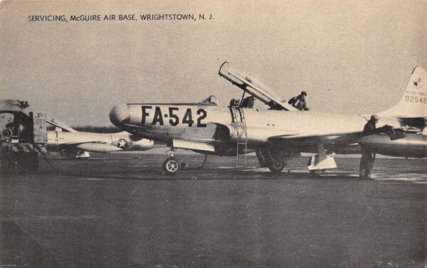 Wrightstown New Jersey Servicing, McGuire Air Base, B/W Photo Print PC U19188