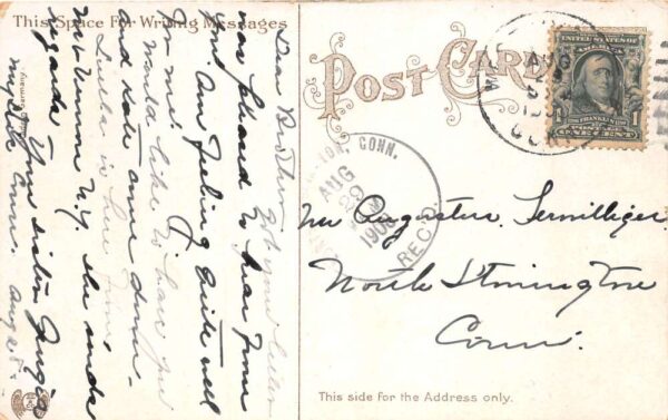 West Haven Connecticut Savin Rock Long Pier Ice Cream Vintage Postcard AA84943 - Image 2