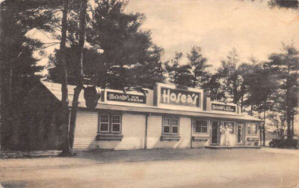 Pembroke Massachusetts Hosea's Restaurant Ice Cream Vintage Postcard AA84952