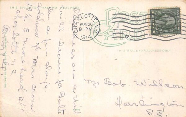 Charlotte North Carolina Model Mill Settlement Vintage Postcard AA84969 - Image 2
