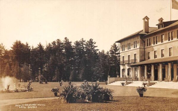 Lake George New York New Fort William Henry Hotel Real Photo Postcard AA85157