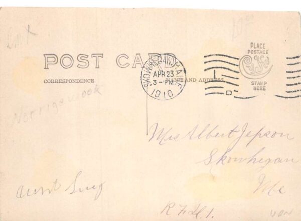 Norridgewock Maine General Store Real Photo Vintage Postcard AA85623 - Image 2