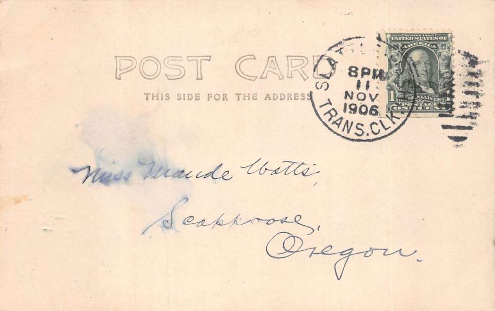 Seattle Washington King Street Station Interior Real Photo Postcard AA85632 - Image 2