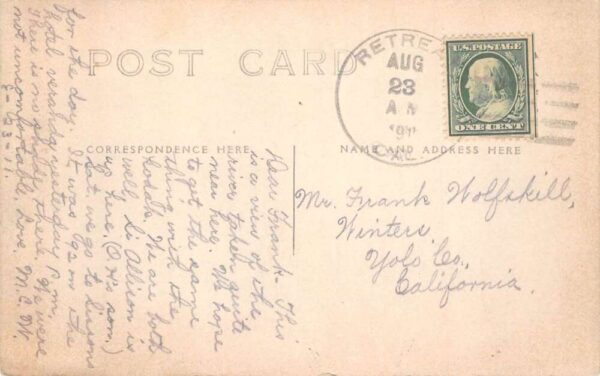 Retreat California River Scenic View Real Photo Vintage Postcard AA85696 - Image 2