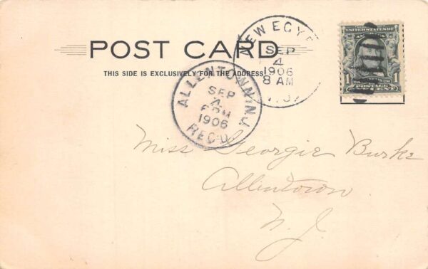 New Egypt New Jersey Wide Ocean Scenic View Vintage Postcard AA85700 - Image 2