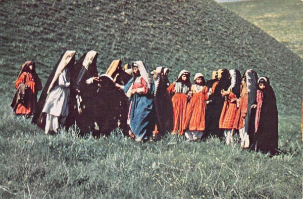 Afghanistan Nangarhari Nomad Children Vintage Postcard AA104026