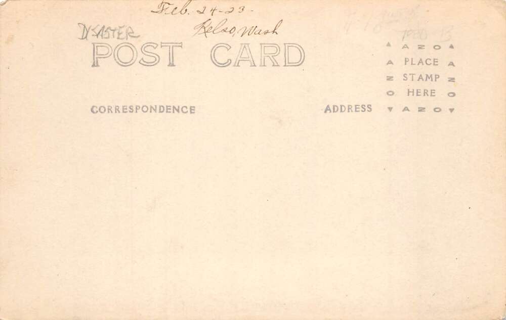Kelso Washington Bridge Collapse Disaster Real Photo Postcard AA104090 - Image 2
