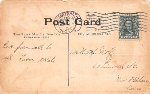 Buffalo New York Old Home Week McKinley Monument Patriotic Postcard AA104100 - Image 2