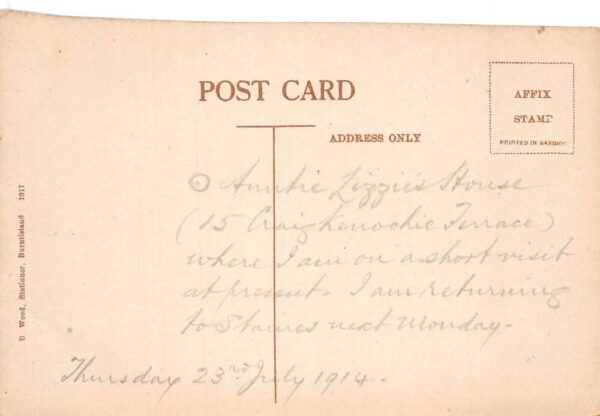 Burntisland Scotland Golf Course The Links Vintage Postcard AA104169 - Image 2