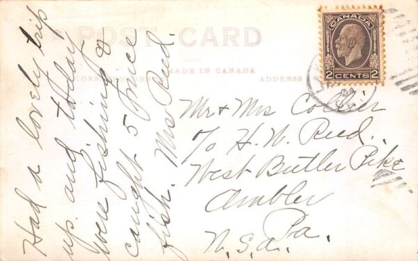 Kawartha Lakes Canada Beachwood on Deer Bay Real Photo Vintage Postcard AA104197 - Image 2