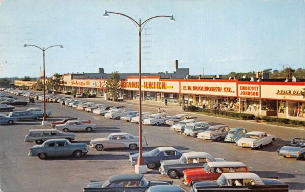 Dewitt New York Shopping Center Woolworths Vintage Postcard AA104204