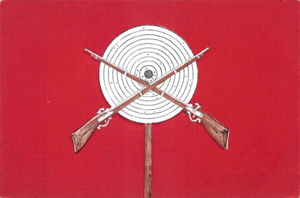 Guns Target Practice Rifles Sport Shooting Vintage Postcard AA104212