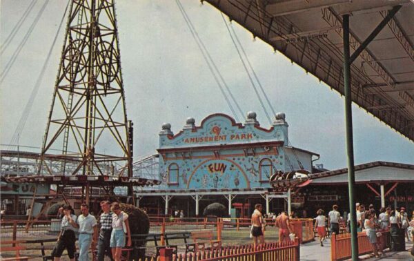 Ocean View Virginia Amusement Park Vintage Postcard AA104235
