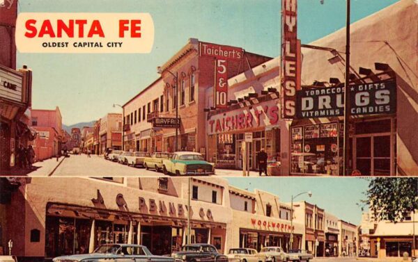 Santa Fe New Mexico San Francisco St Business District Woolworths PC AA104245