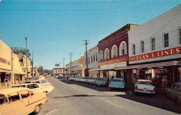 Brookhaven Mississippi Cherokee Street Woolworths Vintage Postcard AA104260
