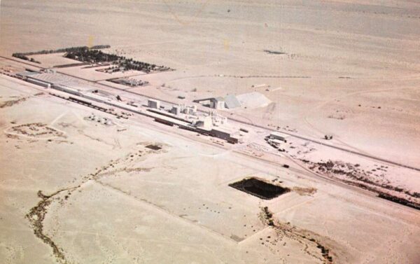 Plaster City California US Gypsum Plant Aerial View Vintage Postcard AA104306