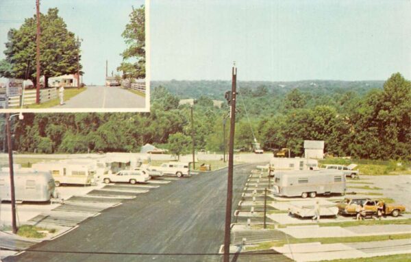 Cincinnati Ohio Florence Overnite Trailer Park Vintage Postcard AA104315