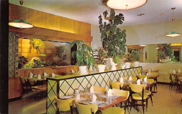 Hemet California The Anchor Cafe Dining Room Vintage Postcard AA104316