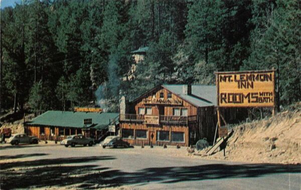 Mt Lemmon Arizona Mount Lemmon Inn Vintage Postcard AA104334