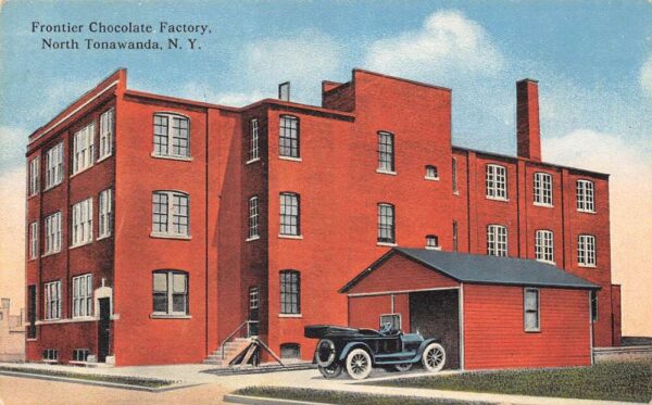North Tonawanda New York Frontier Chocolate Factory, Vintage Postcard U24385
