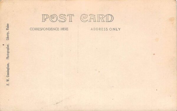 Liberty Maine Camp Saints Rest, Real Photo, Vintage Postcard U24414 - Image 2