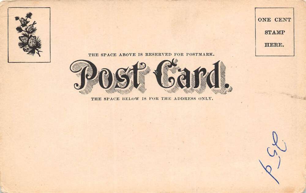 Hamilton New York Eaton Hall, Undivided Back, Vintage Postcard U24437 - Image 2