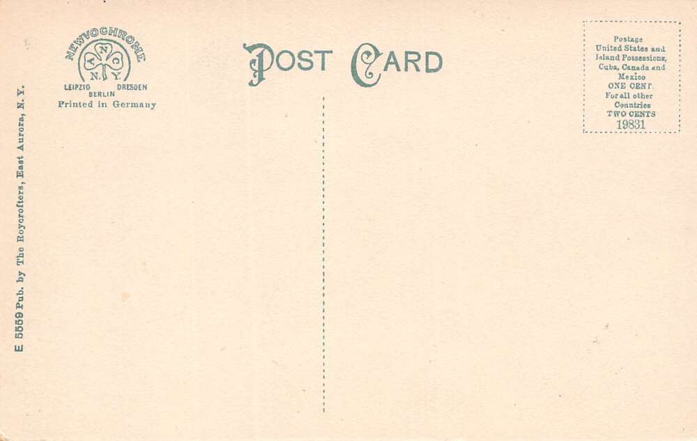 East Aurora New York Threshers, Roycroft Farm, Color Lithograph, PC U24439 - Image 2