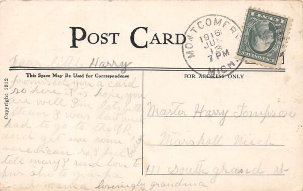 Artist Signed Cobb Shinn Baseball Player Greeting, Vintage Postcard U24469 - Image 2