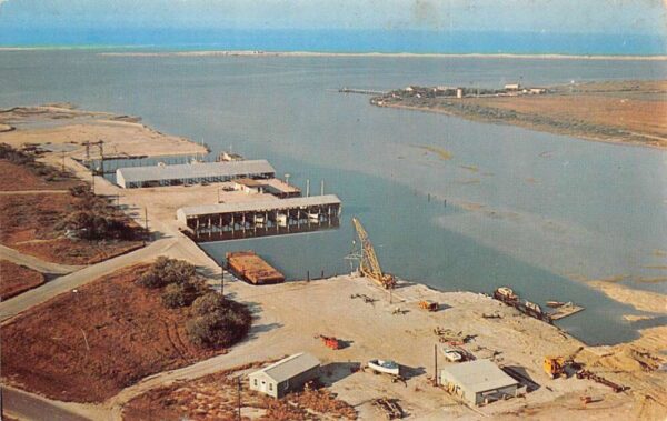 Ingleside Texas North Shore Marina Birds Eye View Vintage Postcard AA104444