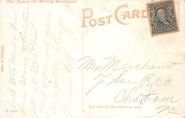 Hinton West Virginia Elks Club and Citizens Bank Vintage Postcard AA104463 - Image 2