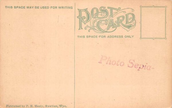 Rawlins Wyoming Union Pacific Passenger Train Station Vintage Postcard AA104468 - Image 2