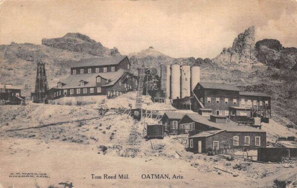Oatman Arizona Tom Reed Mill Vintage Postcard AA104469