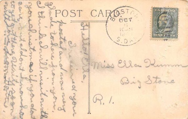 Big Stone South Dakota The Brick Yard Vintage Postcard AA104476 - Image 2