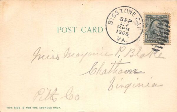 Bristol Virginia Union Pacific Passenger Train Station Vintage Postcard AA104480 - Image 2