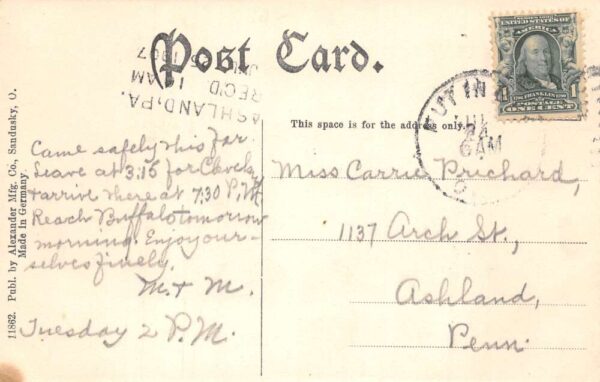 Put in Bay Ohio Cleveland Toledo Boat Landing Vintage Postcard AA104492 - Image 2