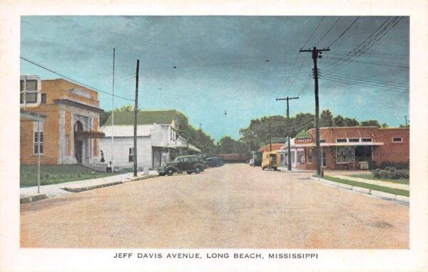 Long Beach Mississippi Jeff Davis Avenue Bank and Grocery Store PC AA104503