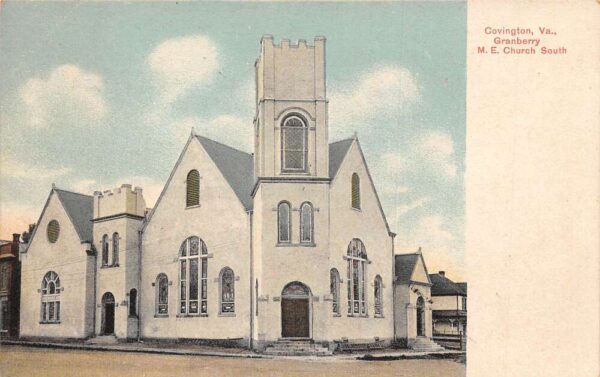 Covington Virginia Methodist Episcopal Church South Vintage Postcard AA104530