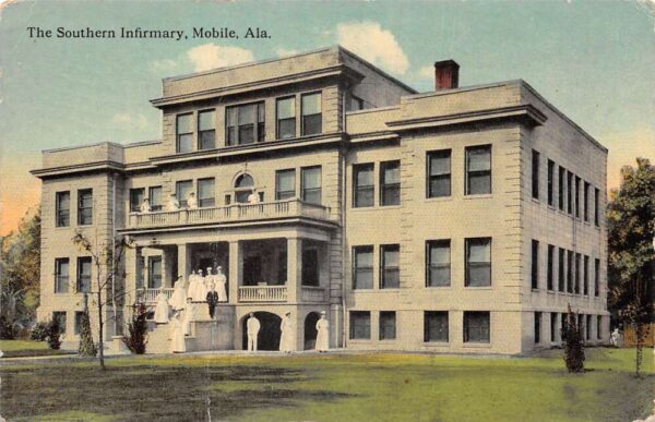 Mobile Alabama Southern Infirmary Vintage Postcard AA104568
